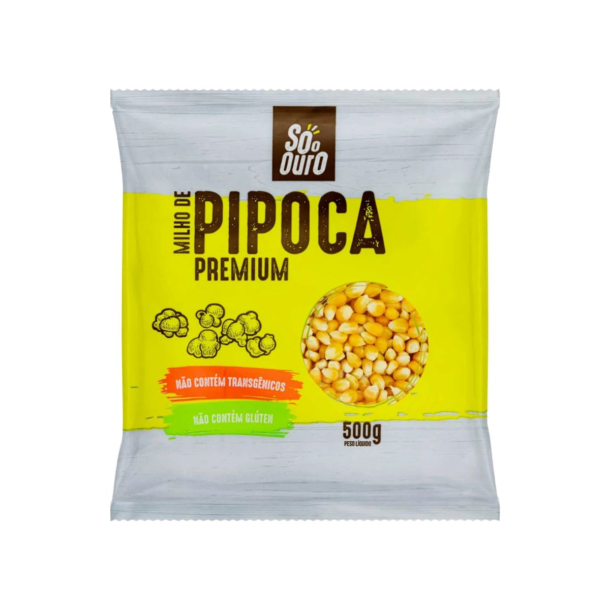 Só o Ouro Kernels (Popcorn) 500g